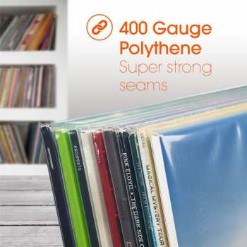 Tontechnik Spincare Density 12 Inch 400g Polythene Outer Vinyl Record Sleeves - 50 Ks