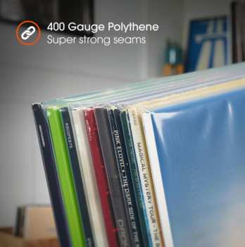 Tontechnik Spincare Density 7 Inch 400g Polythene Outer Vinyl Record Sleeves - 50 Ks