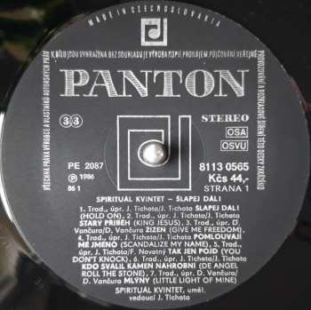 LP Spirituál Kvintet: Šlapej Dál!