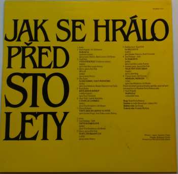 LP Šraml Pavla Pěnkavy: Jak Se Hrálo Před Sto Lety