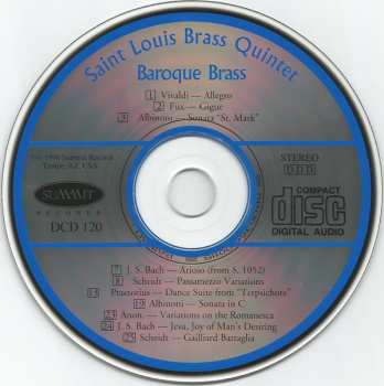 CD St. Louis Brass Quintet: Baroque Brass