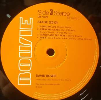 3LP David Bowie: Stage