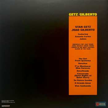 LP João Gilberto: Getz / Gilberto  CLR