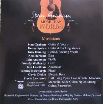 CD Stan Graham: More Than Words