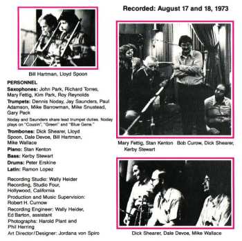 CD Stan Kenton And His Orchestra: 7.5 On The Richter Scale.