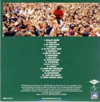 5CD/Box Set Status Quo: 5 Original Albums