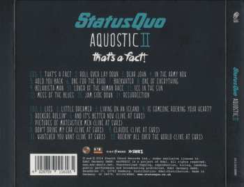2CD Status Quo: Aquostic II : That's A Fact ! DLX