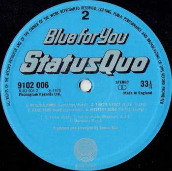 LP Status Quo: Blue For You