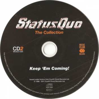 2CD Status Quo: Keep 'Em Coming - The Collection DLX