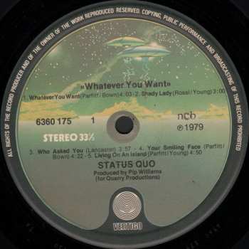LP Status Quo: Whatever You Want