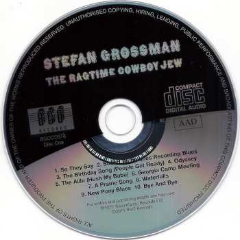 2CD Stefan Grossman: The Ragtime Cowboy Jew