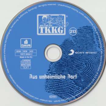 CD Stefan Wolf: TKKG 213 - Das Unheimliche Dorf 
