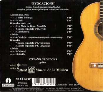 CD Miguel Llobet: Evocacions (Complete Guitar Transcriptions From Albéniz And Granados) DIGI