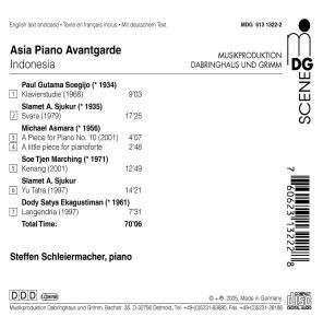 CD Steffen Schleiermacher: Asia Piano Avantgarde (Indonesia)