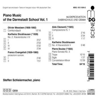 CD Steffen Schleiermacher: Piano Music Of The Darmstadt School Vol. 1