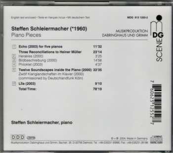 CD Steffen Schleiermacher: Piano Pieces