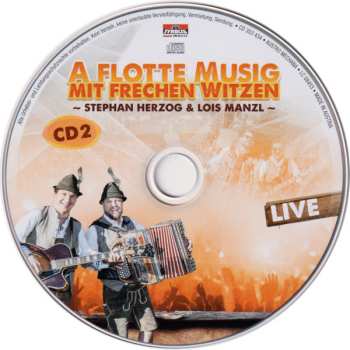 2CD Stephan Herzog: A Flotte Musig Mit Frechen Witzen (Live)