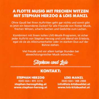 2CD Stephan Herzog: A Flotte Musig Mit Frechen Witzen (Live)
