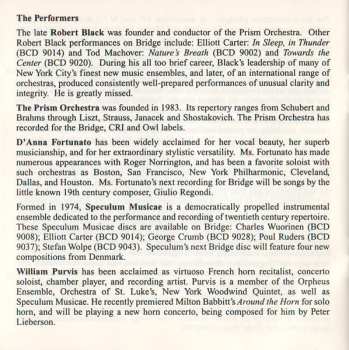 CD Stephen Jaffe: The Rhythm Of The Running Plough • Four Songs With Ensemble • Double Sonata