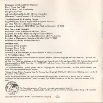 CD Stephen Jaffe: The Rhythm Of The Running Plough • Four Songs With Ensemble • Double Sonata