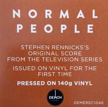 LP Stephen Rennicks: Normal People (Original Score From The Television Series)