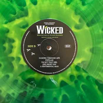 2LP Stephen Schwartz: Wicked (Original Broadway Cast Recording) CLR | LTD