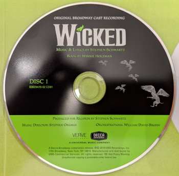 2CD Stephen Schwartz: Wicked (15th Anniversary Special Edition)
