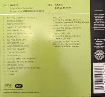 2CD Stephen Schwartz: Wicked (15th Anniversary Special Edition)