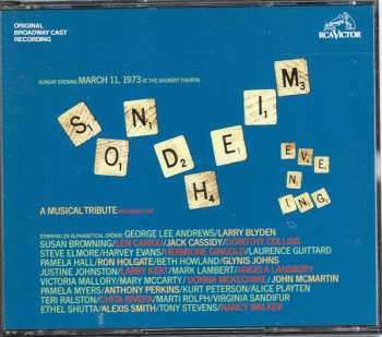 2CD Stephen Sondheim: Sondheim - A Musical Tribute