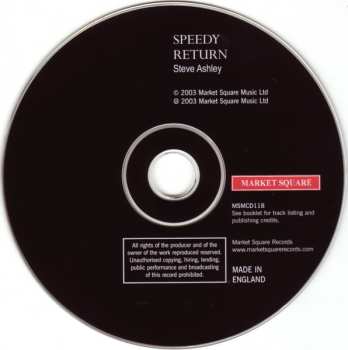 CD Steve Ashley: Speedy Return
