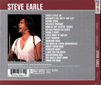 CD Steve Earle: Live From Austin TX