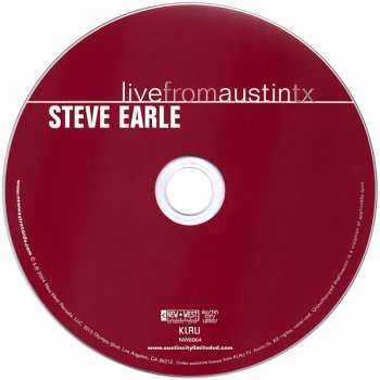 CD Steve Earle: Live From Austin TX