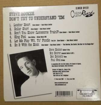 CD Steve Hooker: Don't Try To Understand 'Em