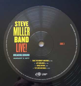 2LP Steve Miller Band: Live! Breaking Ground: August 3, 1977