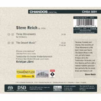 SACD Steve Reich: The Desert Music / Three Movements