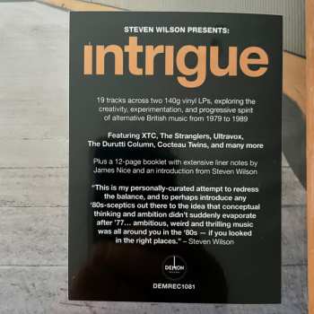 2LP Steven Wilson: Intrigue (Steven Wilson Presents: Progressive Sounds In UK Alternative Music 1979-89)