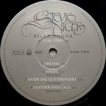 2LP Stevie Nicks: Bella Donna Live 1981 LTD