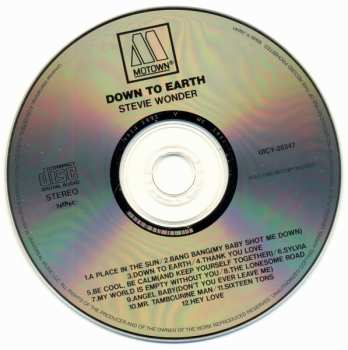 CD Stevie Wonder: Down To Earth