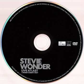 DVD Stevie Wonder: Live At Last: A Wonder Summer's Night