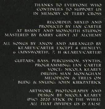 CD Stick In The Wheel: Hold Fast