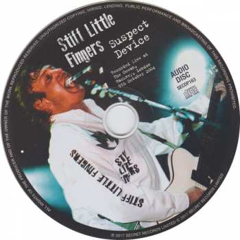 CD/DVD Stiff Little Fingers: Suspect Device