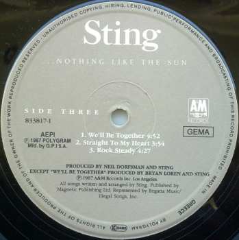 2LP Sting: ...Nothing Like The Sun