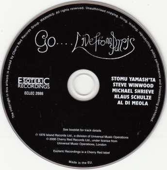 CD Stomu Yamashta's Go: Go!... Live From Paris