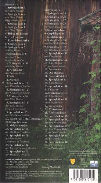 2CD Sturla Eide: Slåtter Fra Meldal Og Orkdal Vol 2 Og 3