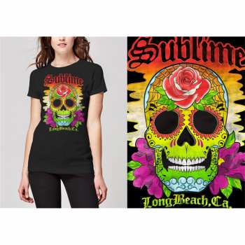 Merch Sublime: Frauen T-Shirt Colour Skull 