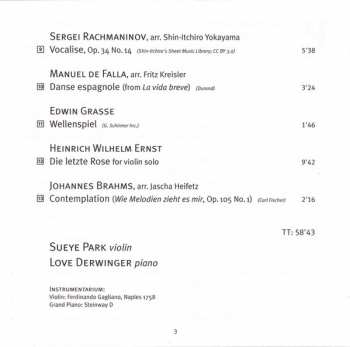 SACD Sueye Park: Salut D'amour