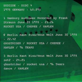 6CD/Box Set Suicide: Live 1977-1978 LTD