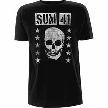 Merch Sum 41: T-Shirt Grinning Skull