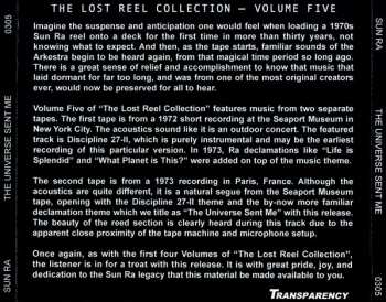 CD Sun Ra: The Universe Sent Me