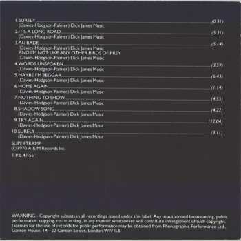 CD Supertramp: Supertramp